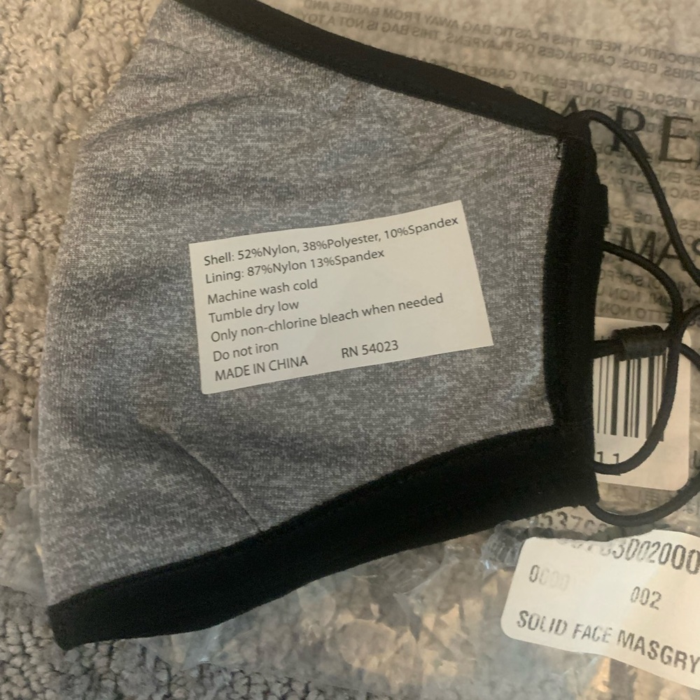 2 banana republic face masks.